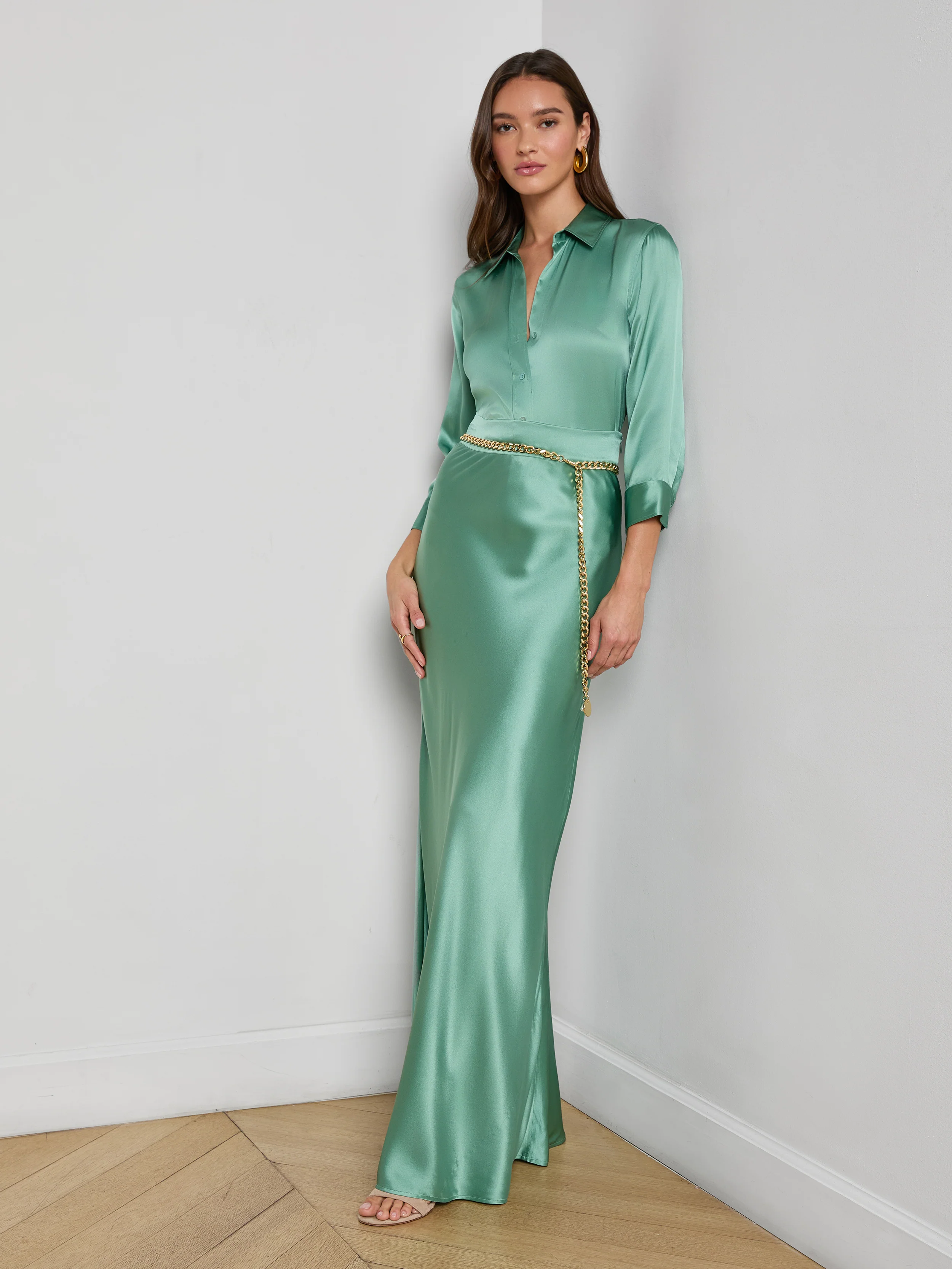 Ryker Silk Maxi Skirt - Image 6