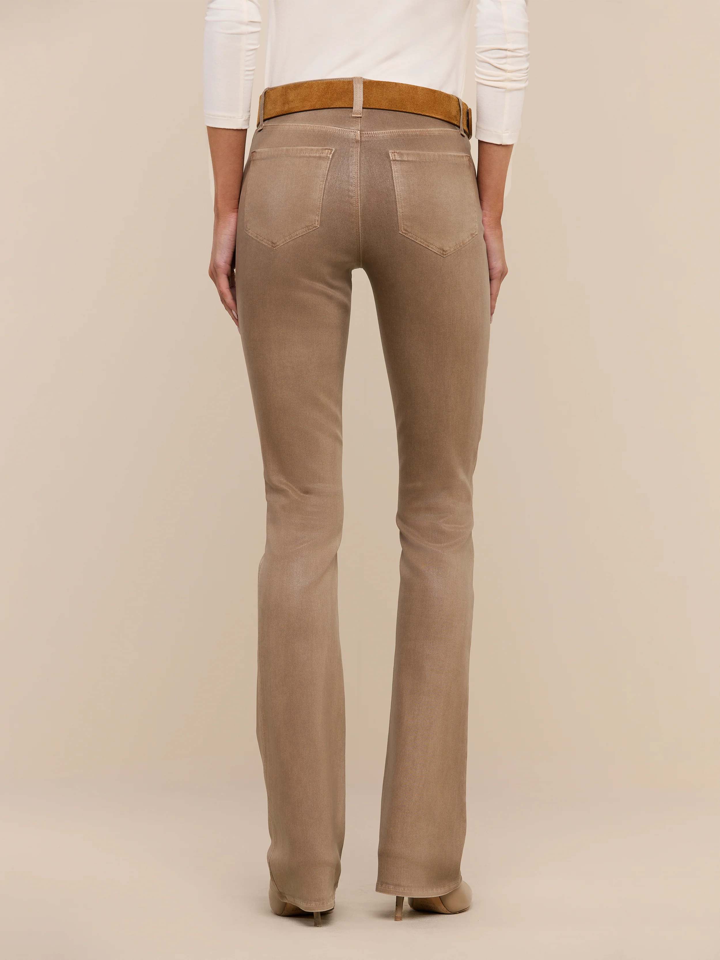Selma Coated Bootcut Jean - Image 4