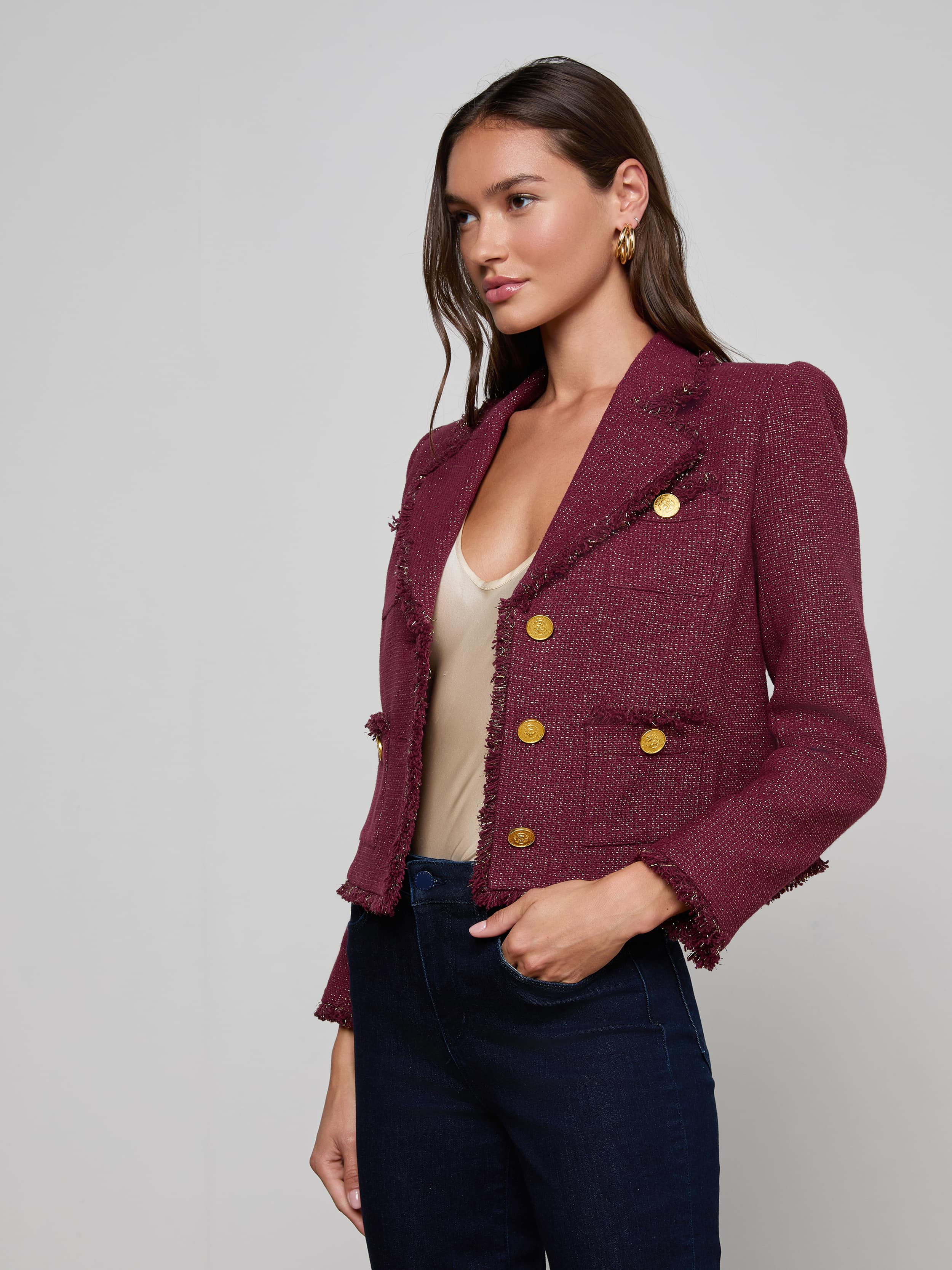 Sylvia Tweed Jacket - Image 2