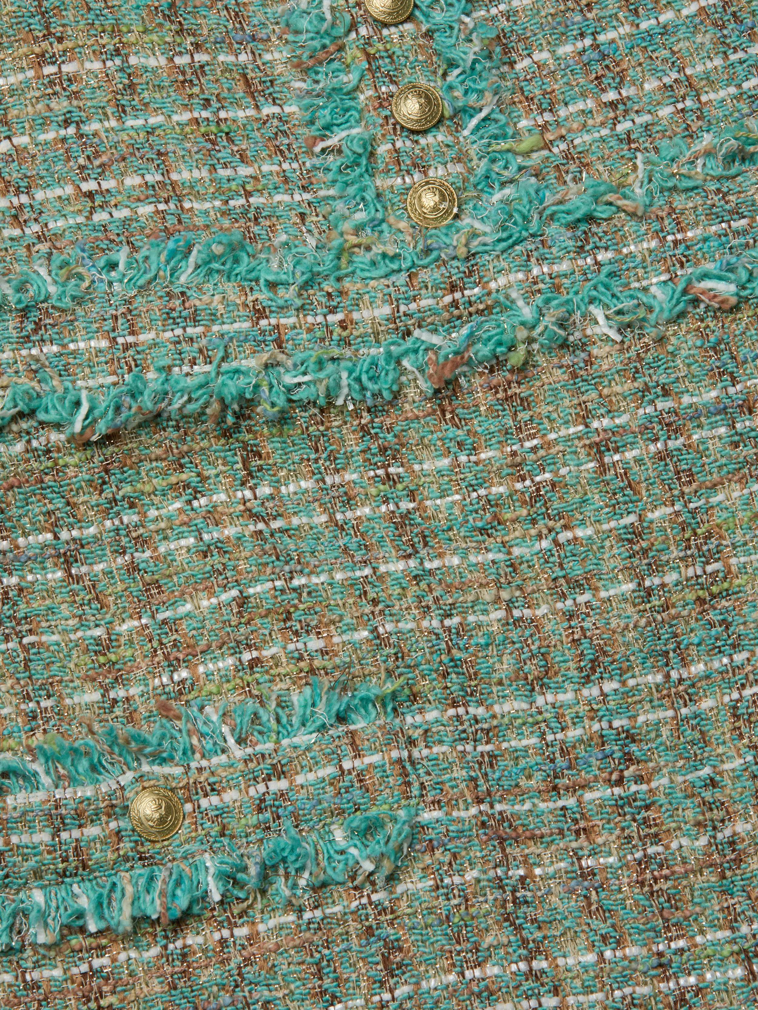 Valli Tweed Mini Dress - Image 5