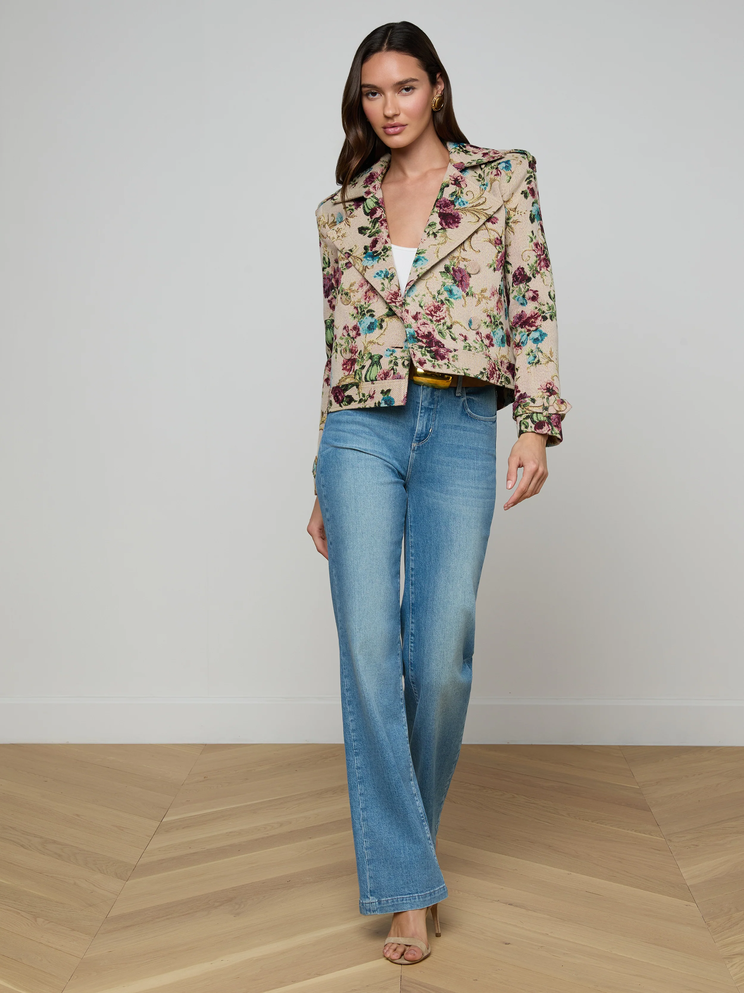 Xoey Cropped Trench Coat - Image 5
