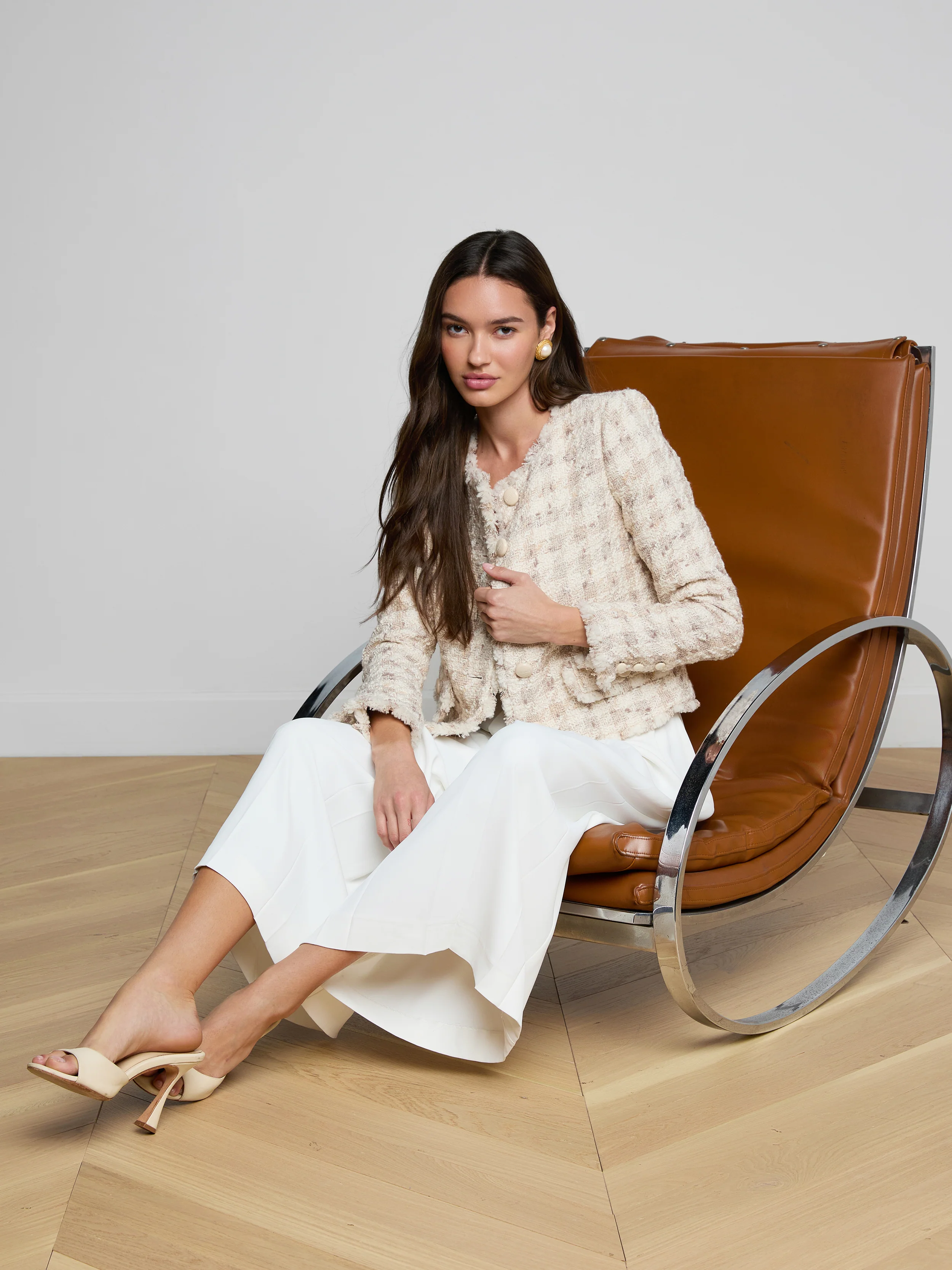 Zell Houndstooth Tweed Jacket - Image 8